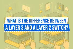 What is the difference between a Layer 3 and a Layer 2 switch?