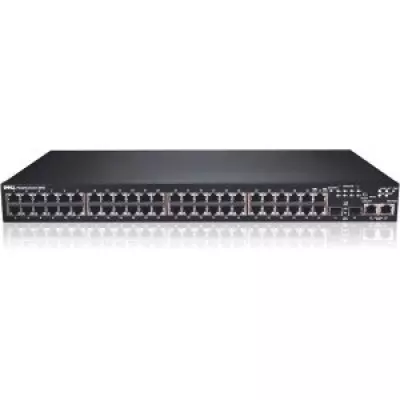 Dell 223-5536 48-Port Managed 10/100 4-Uplink Gigabit Combo RJ-45/SFP 1U Switch