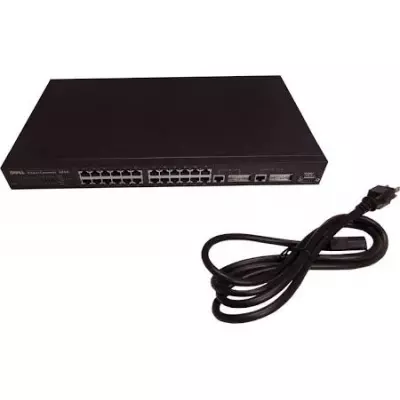 Dell 2W513 24-Port Managed Layer 2 10/100 Mbps Switch 2 Gigabit Uplinks