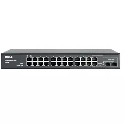 Dell PC2724 24-Port Gigabit Ethernet Layer 2 2 SFP Web-Managed 1U Rack-Mount Switch