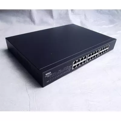 Dell XJ146 24-Port Fast Ethernet 10/100 Mbps RJ45 Layer 2 Unmanaged 1U Switch