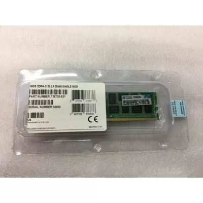 HP 16GB (1 x 16GB) dual rank x4 DDR4-2133 CAS-15-15-15 load reduced memory kit Image