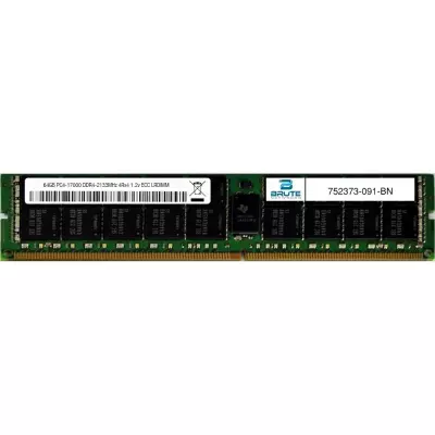HP 752373-091 64GB 1x64GB 4Rx4 DDR4-2133 CAS-17-17-17 ECC Load Reduced Memory Kit Image