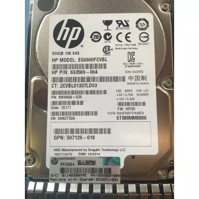 HP EG0900FCVBL 900GB SAS 6G 10K 2.5\