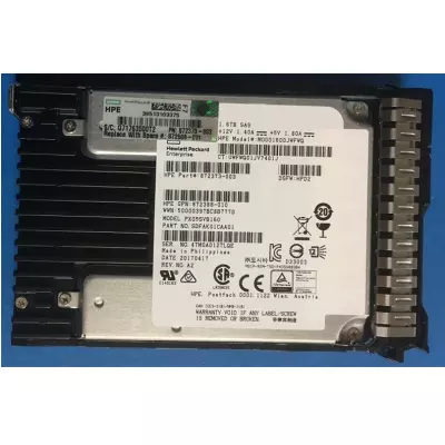 HPE MO001600JWFWQ Mixed Use 1.6 TB Hot-swap SSD - 2.5&quot; - SAS 12Gb/s - HPE SmartDrive Carrier New Spare Image