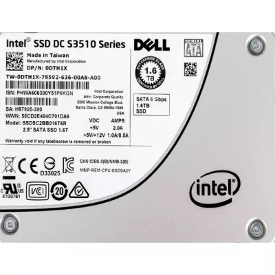 Intel SSDSC2BB016T6R 1.6TB Mlc Sata 6gbps 2.5inch Sff Ssd Image