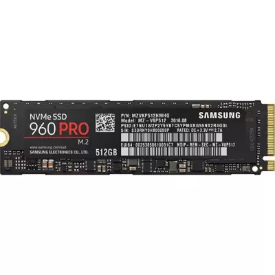 Samsung MZ-V6P512BW 512GB PCIe 3.0 x4 NVMe M.2 HP MLC TCG SSD Image