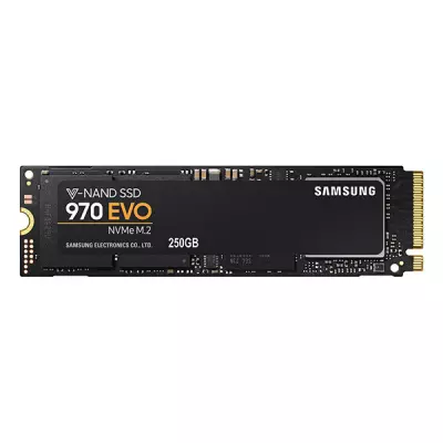 Samsung EVO MZ-V7E250E 250GB PCIe 3.0 x4 NVMe 2.5" SFF MLC SED SSD Image