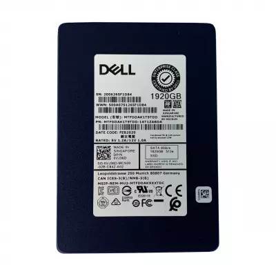 Dell VJ36D 1.92TB SATA 6G 2.5" SFF RI TLC SSD Image