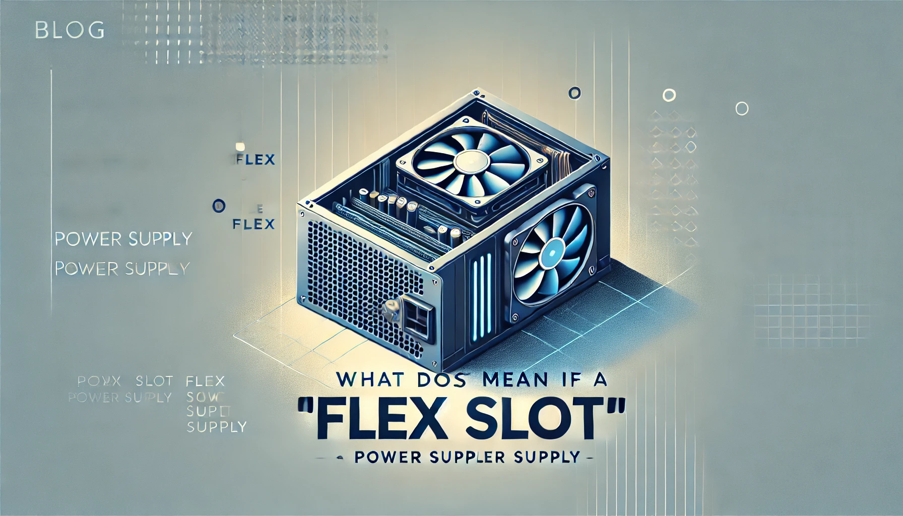 What Does It Mean If A Power Supply Is "Flex Slot"