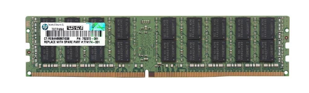 HP 32GB (1*32GB) 4RX4 PC4-17000P-L DDR4-2133MHZ MEMORY KIT Image