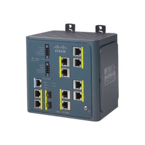 Industrial Ethernet (IE) 3000 Switch with 8 x 10/100 Ports + 2 U