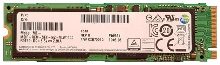 Samsung MZ-VLW5120 512GB PCIe 3.0 x4 NVMe M.2 MLC SSD Image