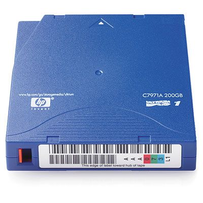 HP C7971AN LTO Ultrium 1 100/200 Tape Cartridge Image
